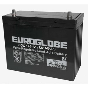 Batteri Euroglobe EGC140-12, AGM, 140Ah, 12V