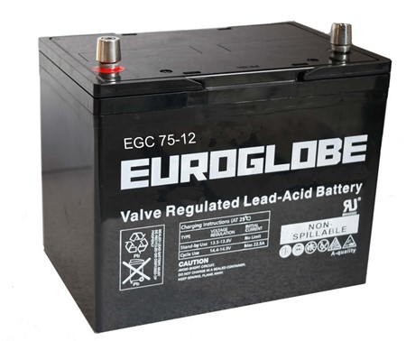 Batteri Euroglobe EGC75-12 AGM 48Ah, 12V 77264