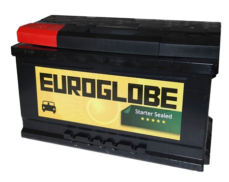 Startbatteri Euroglobe 58001, 80Ah 12V