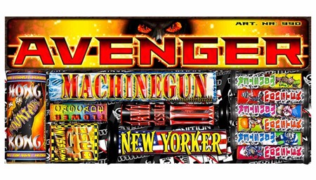 Avenger - 8 assorterte bakkeartikler