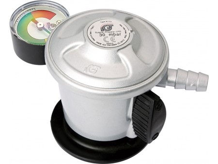 Regulator IGT 30mbar Click-on manometer