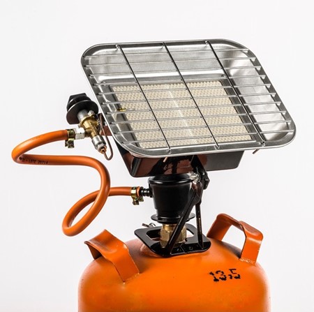 Strålevarmer 5 kW flaskefeste