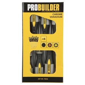 Skrutrekkersett 6 Deler Probuilder