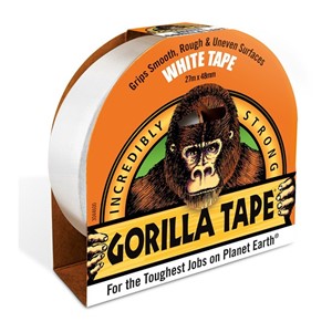 Tape Lerret Hvit 27M x48mm Gorilla