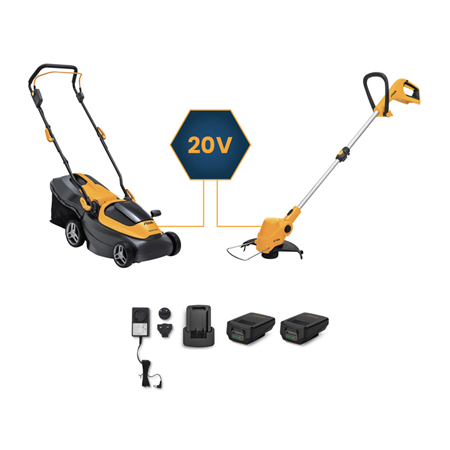 Stiga Pakke Gressklipper + trimmer. 136e Kit + GT 100e