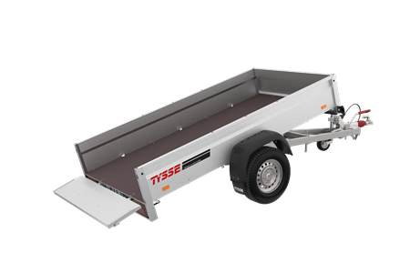 Tilhenger 6277 1300kg m/ forsterket bakkarm